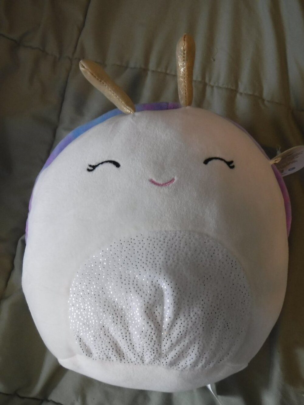 Squishmallows Elysa Snail Plush NWT